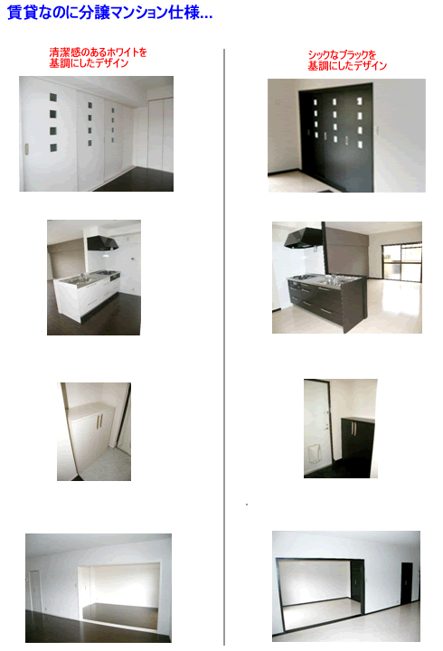 賃貸なのに分譲マンション仕様